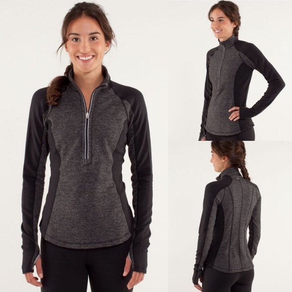 lululemon athletica Tops - Lululemon Quarter Zip Sweatshirt